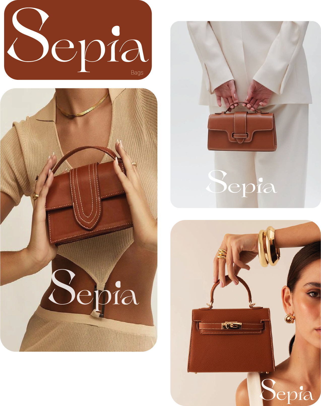 sepia bags pour page internet